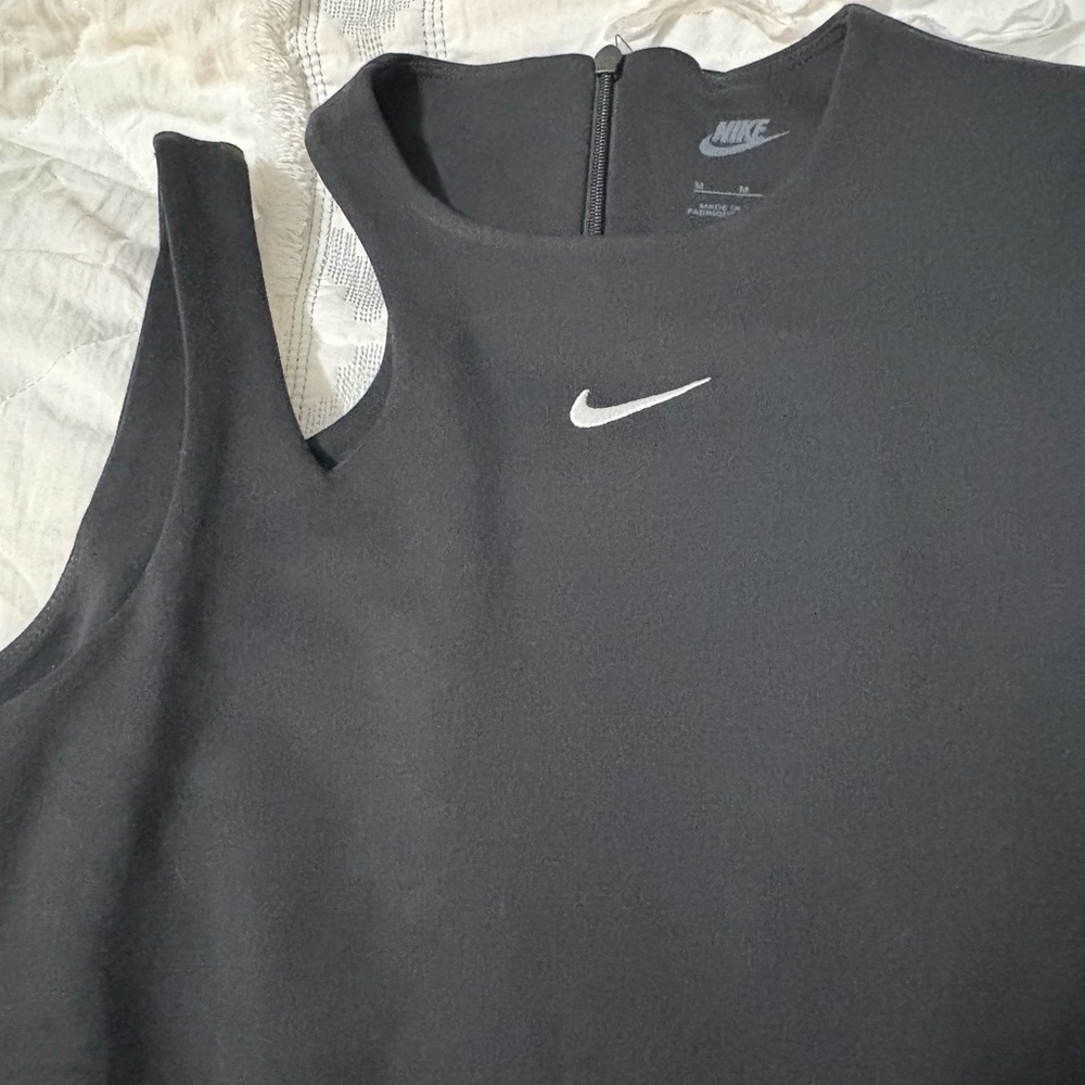 Nike Black Sleeveless Bodysuit NWT
Size M. Cute shoulder cutout detail. Stretchy - Picture 6 of 16